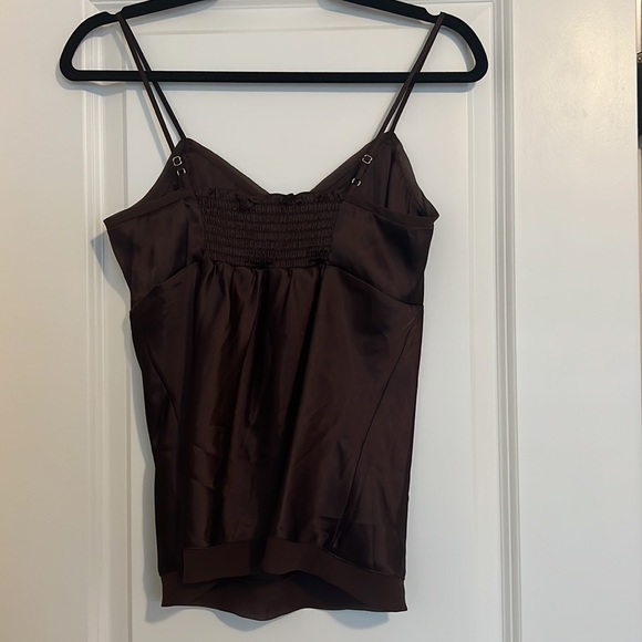 Brown Satin top - Picture 2 of 5